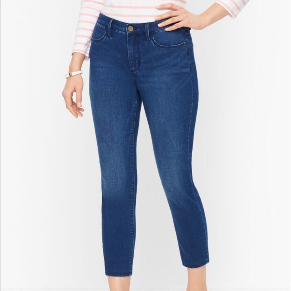 Talbots High Waisted Jegging Crop. Size 16